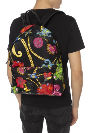 Plecak z motywem kwiatowym, zdjęcie 2 Plecak z motywem kwiatowym od Versace